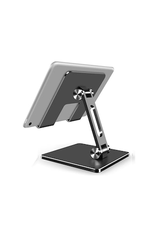 Ally Mt134 Alüminyum Masaüstü Ayarlanabilir Tablet Tutucu Masa Standı - Füme