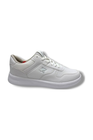 Luttoon 4027-26 Deri Anorak Anatomik Erkek Sneaker 45-48 Beyaz