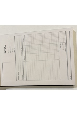 Fatura Defteri 3 Nüshalı 3/50 Otokopili