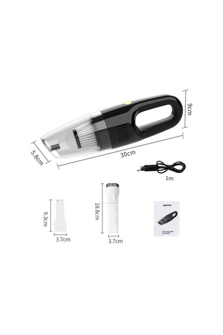 Suıtu St-6612c 5000pa 120w Kablosuz Araç Elektrikli Süpürge El Yüksek Güçlü Toz Emme Makinesi Beyaz