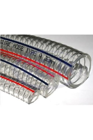 Şeffaf Telli Hortum - 12,5Mm (1/2") (5Mt)