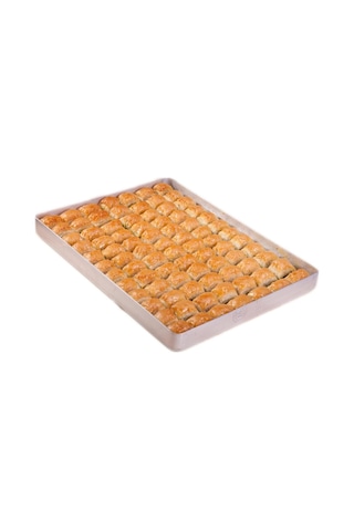 Albergio Alüminyum Baklava Tepsisi 40x30 Cm 3 Cm Derinlik 800 Gr Fırın Tepsisi Gri Diğer