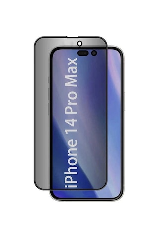 Apple Uyumlu iPhone 14 Pro Max Zore Kor Privacy Cam Ekran Koruyucu