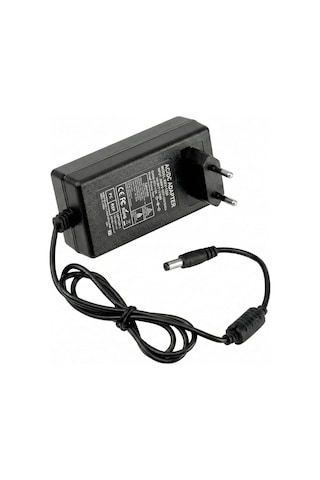 12v Fişli Adaptör 5 Amper 60 Watt - Şerit Led, Modem Ve Kamera Uyumlu Güç Kaynağı Trafosu - Cata