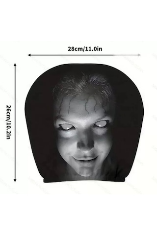 Dekoratif Oto Başlık Kılıfı/maske 2'li Siyah - Gri