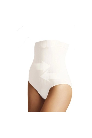Anıl Lingerie Anıl 2477 Kadın Dikişsiz Yüksek Bel Korse Beyaz