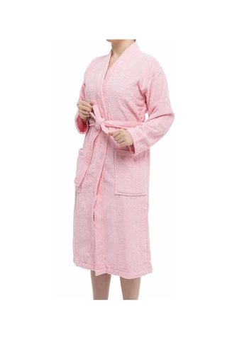 Soley Kimono %100 Pamuk Kimono Bornoz Pembe