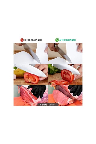Vkemall 800 Tane Boron Karbür Taşlı Bıçak Taslağı - Su İle Kullanım, Kaymaz Kauçuk Tabanlı, Profesyonel Ve Dayanıklı
