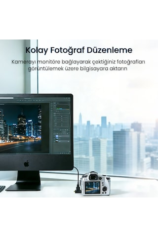 Veggieg Mini Hdmı / Micro Hdmı Erkek To Hdmı Dişi Dönüştürücü Adaptör