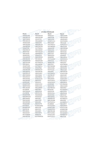 Siemens Hb331e0t,hb43s540e,hb331e0,hb301e0,hb330550,hb559e3t,hb200540 İle Uyumlu Fırın Kapak Contası