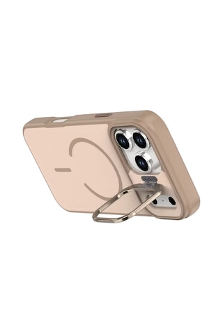 Joko Apple İphone 17 Pro Max Uyumlu Flexa Magsafe Kapak - Gold