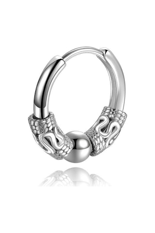 Chavin Çelik Gotik Dizayn Bayan Erkek Tek Küpe et04