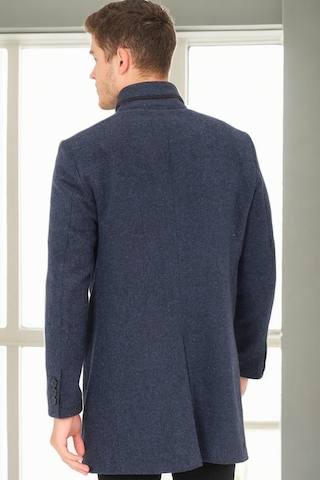 Plt9386 Dewberry Erkek Palto-diagonal Lacivert Diagonal Lacivert