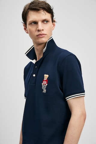 Lufian Erkek Brady Smart Polo T-shirt 111040245 Lacivert