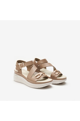 Sand Beige Sandalet Kadın 306081dm Donna Serena T. 6081dm Bej