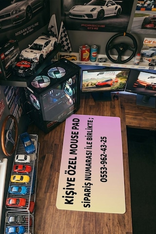 Kişiye Özel 30x70 Mouse Pad Fotoğraf Baskılı Xl Oyuncu Klavye Mousepad Kaymaz Masa Pedi Beyaz