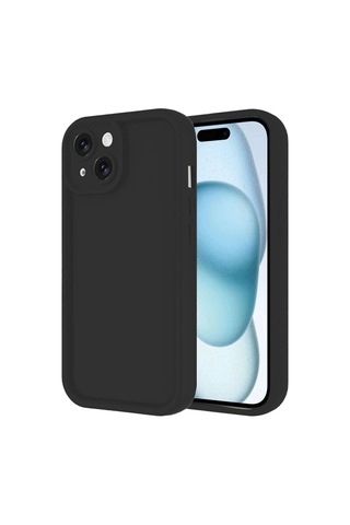 Apple iPhone Uyumlu, 14 Kılıf Viera Silikon - Siyah