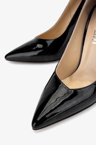 Valmenti Kadın Hakiki Deri Siyah Rugan Topuklu Ayakkabı 1027 249 Bn Ayk Y25 Sıyah Rgn Siyah Rugan