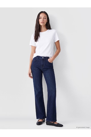 Lc Waikiki Lc Waıkıkı Beyaz %100 Pamuklu Oversize Kadın Tişört