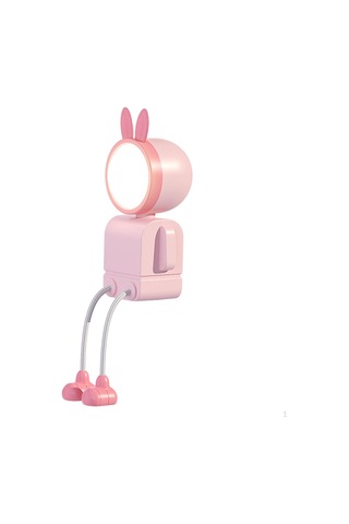 Işık, Başucu Lambası, Yumuşak, Sevimli Hayvan Gece Masası Çocuk Odası İçin Ortam Işığı, Hediye Pembe