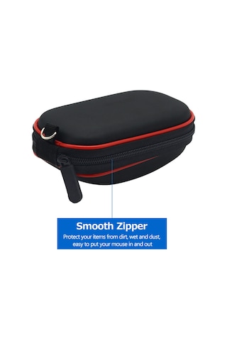 Xindoker Siyah Eva Mouse Saklama Kutu,  Magic Mouse 1/2 İçin Taşınabilir Koruyucu Çantası Siyah