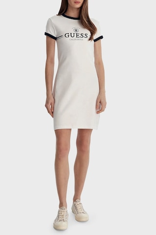 Guess Bayan Elbise V6gk05 K2988 G011 Beyaz BEYAZ