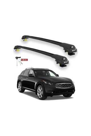 Turtle Infiniti Fx S51 2008-2017 Ara Atkı Air1 Siyah