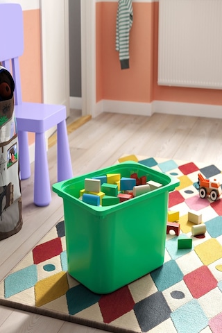 Ikea Parlak Yeşil Fonksiyonel Saklama Kutusu 42x30x23 Cm Oyuncak Düzenleyici Çocuk Odası