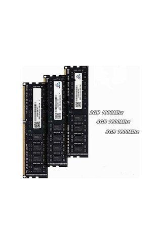 Vaseky Masaüstü Belleği Ddr3 1600mhz 8g 4g Dımm Ram 8 Gb