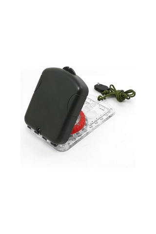 Dofolink Dış Mekan Dağcılık İçin Geri Çevrilebilir, Manyetik Sapma Ayarlı, Led Işıklı Ve Asetat + Abs Malzeme İle Yapılmış Kompas