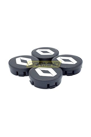 Renault Jant Göbek Arması Siyah 55-58Mm