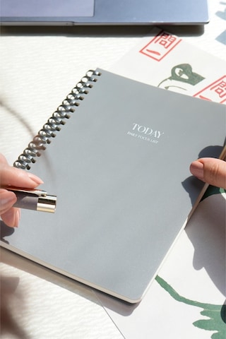 Sylcon Spiralli Defter Today . Pp.100 Gr. Ivory,a5 Siyah Siyah
