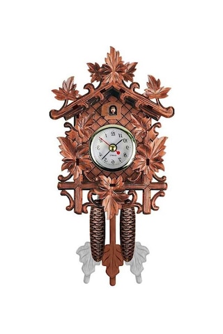 Novahub Klasik Kuşlu Saat - Dekoratif Mdf, 4 Model, Aa Pil İle Çalışır, Çok Renkli Çok Renki