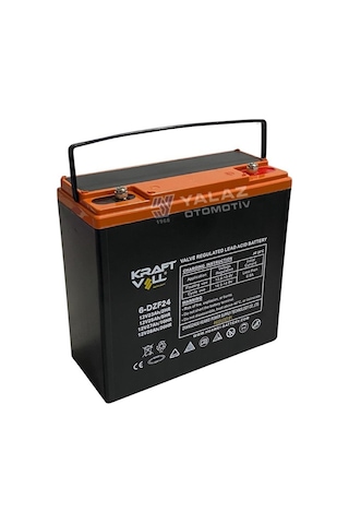 Kraftvoll 12v 23ah/25ah/27ah/28ah Elektrikli Bisiklet Aküsü Vrla-agm 6-dfz-24 180 79 172 7 Kg