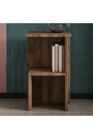 Roisin Modern Çok Amaçlı Komodin & Yan Sehpa Antik Ceviz