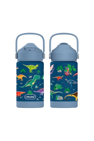 Sipnjoy - Flipsip Çocuk Su Termosu 360 Ml - Dino Roar