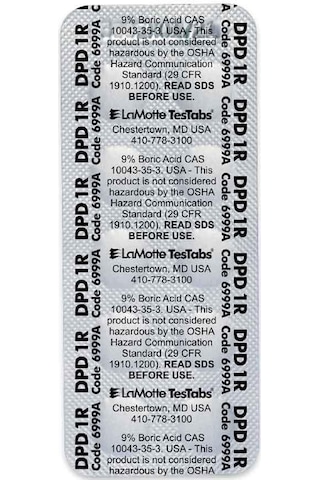 LAMOTTE DPD1 TEST TABLETİ 5 FOLYO (TEST KİTLERİ İÇİN 50 ÖLÇÜM)- S