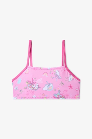 Penti Renkli Kız Çocuk Uniribbon Halter Bikini Takımı
