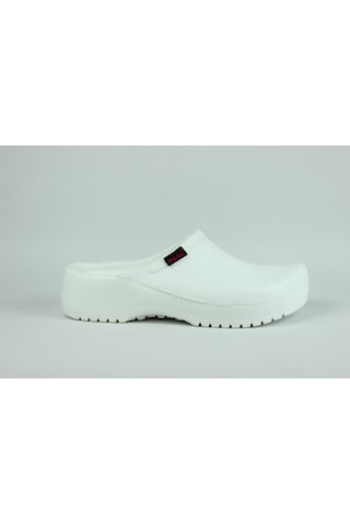 Yepa Palflex Doktor, Hemşire, Aşçı, Günlük, Bahçe Terliği Unisex Beyaz-12205 Beyaz