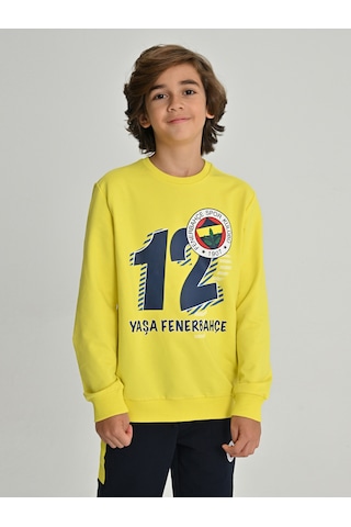 Fenerium Çocuk Trıbun 12 Fenerbahçe Sweat Sarı