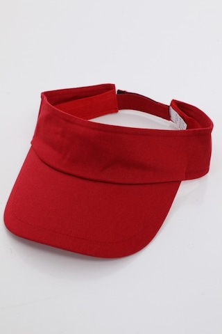 Uv Koruyuculu Unisex Siperlikli Kırmızı Şapka Kırmızı