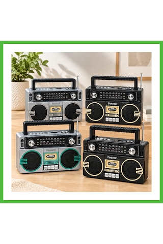 Vaveni Şarjlı Bluetooth Hoparlör - Fm Radyo, Usb/tf Mp3 Çalar, İbreli Arz