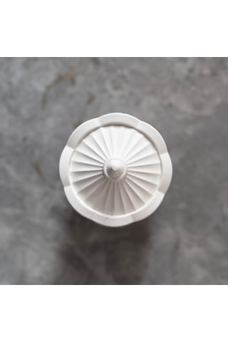 Dekoratif Atlıkarınca Mumu Beyaz Renk Ve Vanilya Kokulu