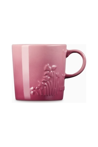 Le Creuset Jardin Çiçek Desenli Seramik Kupa Rose Quartz