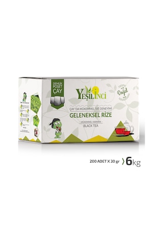 Yeşil İnci Demlik Poşet Çay 6 KG
