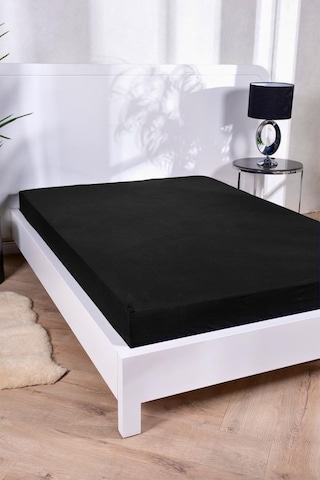 Aç-tak Lastikli Tek Kişilik Çarşaf 160x200+30 Cm Polycotton Matriss Serisi Antrasit