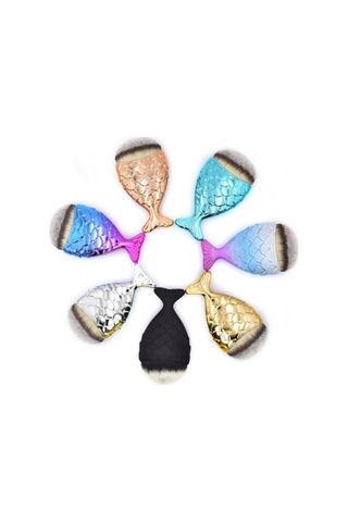 Balık Desenli Nail Art Toz Fırça