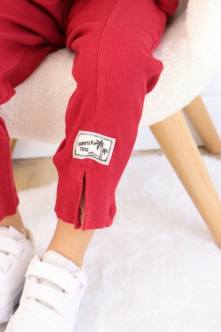 Miababy Paça Yırtıklı Takım Bordo