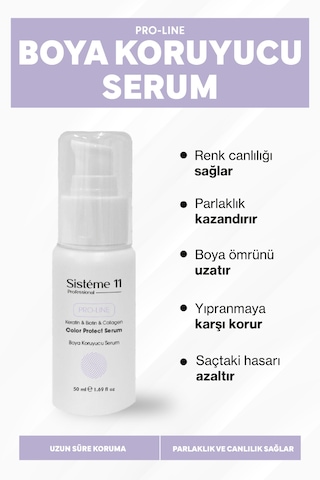 Sistéme 11 Boya Koruyucu Saç Bakım Serumu 50 Ml