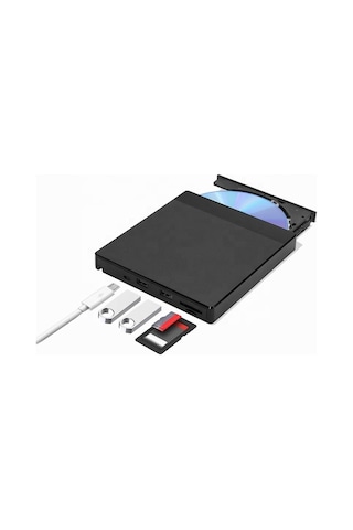 Trendooze Usb Usb Triline Tf Sd Okuyucu Kart Hub Harici Dvd-rw 3.0 Ka